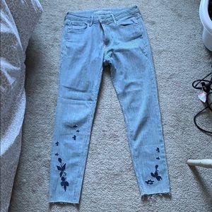 Cropped jeans